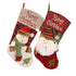 Christmas Stocking with Santa Snowman
