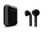Matte Wirless Earphones black