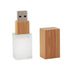 Crystal and Wood Blend Flash Drive