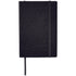 black leatherette notebook