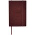 brown B5 leatherette notebook hard cover