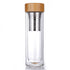 Glass Tumbler with Bamboo Lid