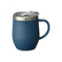 Egg Shaped Wine Cup with handle blue
